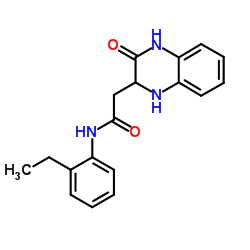 N-(2-Ethylphenyl)-2-(3-oxo-1,2,3,4-tetrahydro-2-quinoxalinyl)acetamide Structure