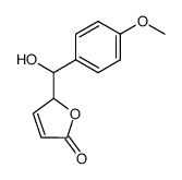 4-[(1-hydroxy-1-(4-methoxyphenyl)methyl)]-2-buten-4-olide结构式