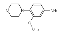 3-甲氧基-4-(4-吗啉)苯胺结构式