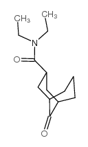 N,N-diethyl-9-oxobicyclo[3.3.1]nonane-3-carboxamide结构式