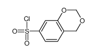4H-1,3-benzodioxine-7-sulfonyl chloride结构式