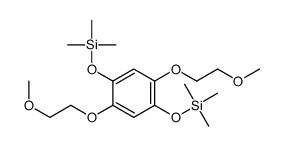 [2,5-bis(2-methoxyethoxy)-4-trimethylsilyloxyphenoxy]-trimethylsilane Structure