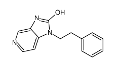 1-(2-phenylethyl)-3H-imidazo[4,5-c]pyridin-2-one结构式