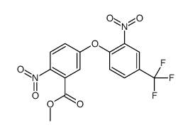 methyl 2-nitro-5-[2-nitro-4-(trifluoromethyl)phenoxy]benzoate结构式