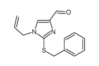 2-benzylsulfanyl-1-prop-2-enylimidazole-4-carbaldehyde Structure