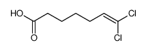 7,7-dichloro-hept-6-enoic acid结构式