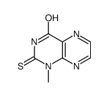 1-methyl-2-sulfanylidenepteridin-4-one结构式