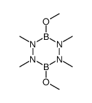 3,6-dimethoxy-1,2,4,5-tetramethyl-1,2,4,5,3,6-tetrazadiborinane Structure