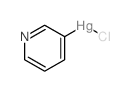 chloro(pyridin-3-yl)mercury Structure