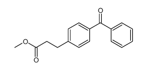 4-Benzoylbenzenepropionic acid methyl ester structure