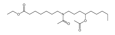 ethyl 7-[acetyl(4-acetyloxynonyl)amino]heptanoate Structure