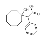 Cyclooctaneacetic acid,1-hydroxy-a-phenyl- Structure