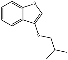3-(Isobutylthio)benzo[b]thiophene结构式