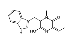 tryptophan-dehydrobutyrine diketopiperazine结构式