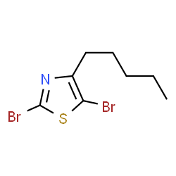 Thiazole, 2,5-dibromo-4-pentyl- (9CI) Structure
