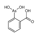 2-dihydroxyarsanylbenzoic acid Structure