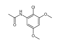 N-(2-chloro-3,5-dimethoxyphenyl)acetamide结构式