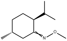 (2S,5R)-5β-Methyl-2α-isopropylcyclohexanone O-methyl oxime Structure