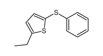 2-ethyl-5-phenylsulfanylthiophene结构式