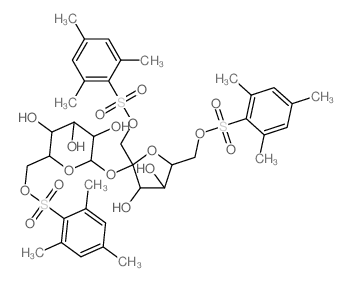 2-[3,4-dihydroxy-2,5-bis[(2,4,6-trimethylphenyl)sulfonyloxymethyl]oxolan-2-yl]oxy-6-[(2,4,6-trimethylphenyl)sulfonyloxymethyl]oxane-3,4,5-triol picture