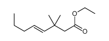 ethyl 3,3-dimethyloct-4-enoate结构式