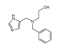 2-[benzyl(1H-imidazol-5-ylmethyl)amino]ethanol Structure