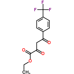 Ethyl a,g-dioxo-4-trifluoromethylbenzenebutanoate结构式