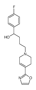 1-(4-fluoro-phenyl)-4-(4-oxazol-2-yl-3,6-dihydro-2H-pyridin-1-yl)-butan-1-ol结构式