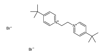 4-tert-butyl-1-[2-(4-tert-butylpyridin-1-ium-1-yl)ethyl]pyridin-1-ium,dibromide结构式