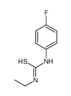 1-ethyl-3-(4-fluorophenyl)thiourea结构式