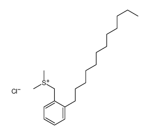 (2-dodecylphenyl)methyl-dimethylsulfanium,chloride Structure