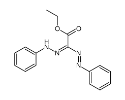 ethyl 2-phenyldiazenyl-2-(phenylhydrazinylidene)acetate结构式