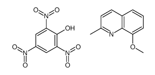 8-methoxy-2-methylquinoline,2,4,6-trinitrophenol结构式