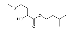 3-methylbutyl 2-hydroxy-4-methylsulfanylbutanoate结构式