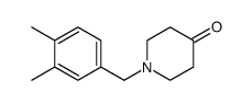 1-(3,4-Dimethylbenzyl)piperidin-4-one结构式