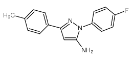 1-(4-fluorophenyl)-3-(4-methylphenyl)-1h-pyrazol-5-amine Structure