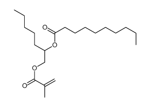 1-(2-methylprop-2-enoyloxy)heptan-2-yl decanoate Structure