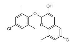 2,2-bis(4-chloro-2,6-dimethylphenoxy)acetamide Structure