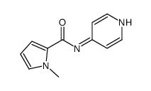 1-methyl-N-pyridin-4-ylpyrrole-2-carboxamide Structure