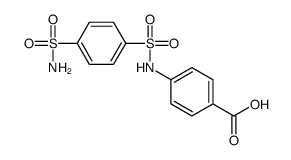 4-[(4-sulfamoylphenyl)sulfonylamino]benzoic acid结构式