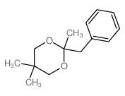 2-benzyl-2,5,5-trimethyl-1,3-dioxane结构式