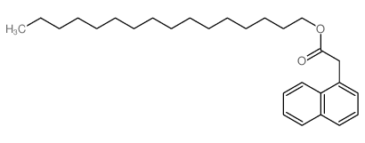 1-Naphthaleneaceticacid, hexadecyl ester结构式