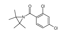 1-(2,4-dichloro-benzoyl)-2,2,3,3-tetramethyl-aziridine结构式