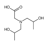 2-[bis(2-hydroxypropyl)amino]acetic acid Structure