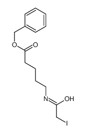 benzyl 5-[(2-iodoacetyl)amino]pentanoate Structure