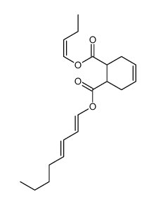 1-O-but-1-enyl 2-O-octa-1,3-dienyl cyclohex-4-ene-1,2-dicarboxylate Structure