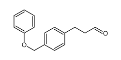 3-[4-(Phenoxymethyl)phenyl]propanal Structure