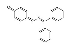 4-[(benzhydrylideneamino)methylidene]cyclohexa-2,5-dien-1-one Structure