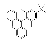 9-(4-tert-butyl-2,6-dimethylphenyl)anthracene Structure