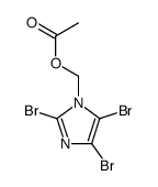 1-acetoxymethyl-2,4,5-tribromo-1H-imidazole Structure